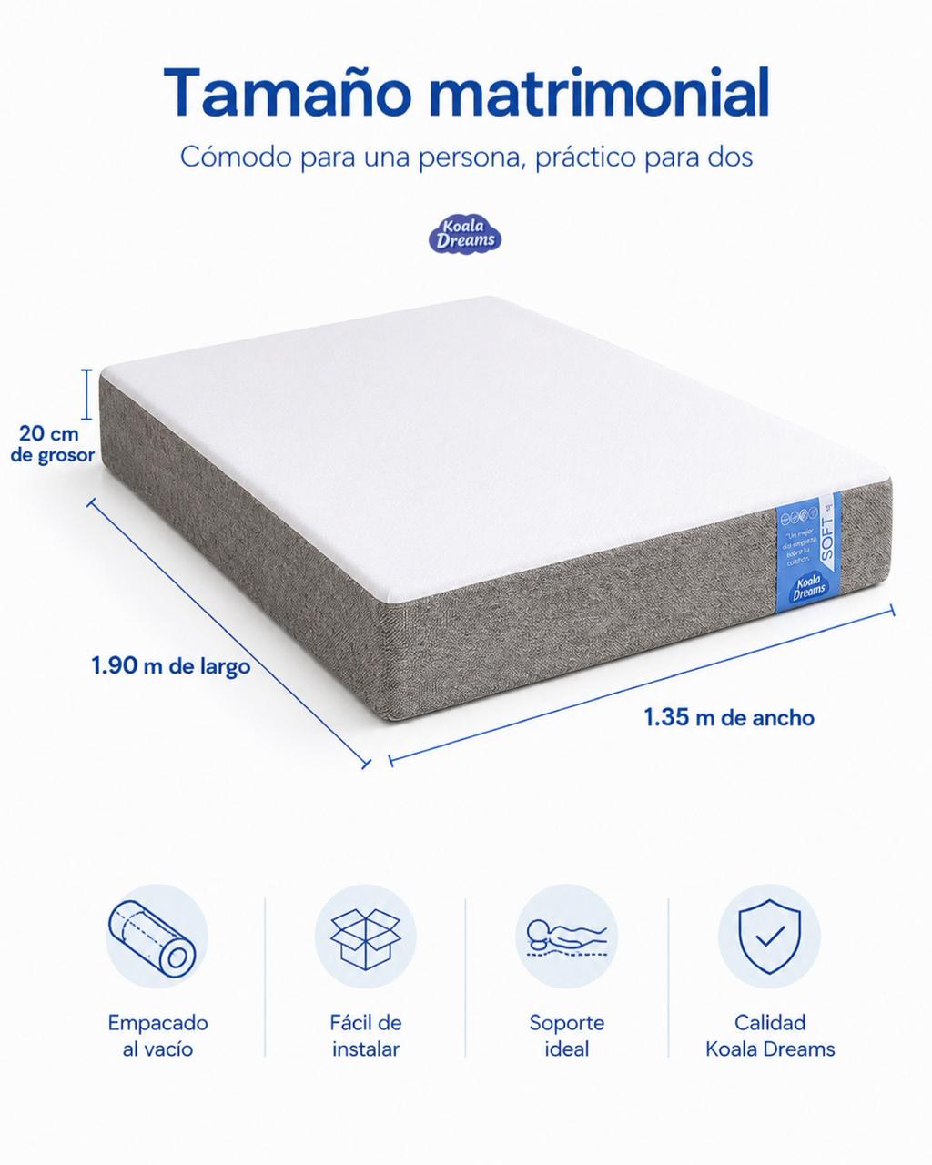 Colchón Matrimonial Essential