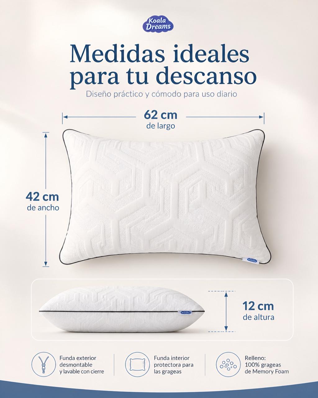 Almohada Memory Foam
